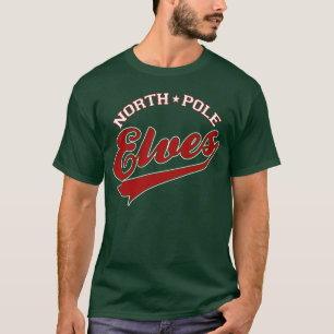 ノースポールエルフの野球チーム Tシャツ