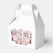 ノースポールクッキー会社クリスマスホリデー フェイバーボックス (正面サイド)