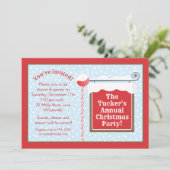 ノースポールクリスマスパーティの招待状 招待状 (スタンド正面)