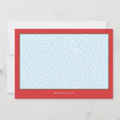 ノースポールクリスマスパーティの招待状 招待状 (裏面)