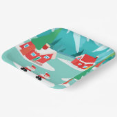 ノースポールクリスマスホリデーパーティー紙プレート ペーパープレート (傾斜あり)