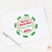 ノースポールサンタスペシャルデリバリークラシックラウンドセント ラウンドシール (封筒)