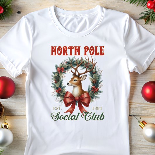 ノースポールソーシャルクラブヴィンテージクリスマス トライブレンドTシャツ