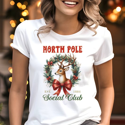 ノースポールソーシャルクラブヴィンテージクリスマス トライブレンドTシャツ