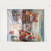 ノースポールビレッジ&サンタス工房 タペストリー (正面(横))