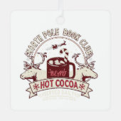 ノースポールブッククラブオーナメントクリスマス メタルオーナメント (正面)