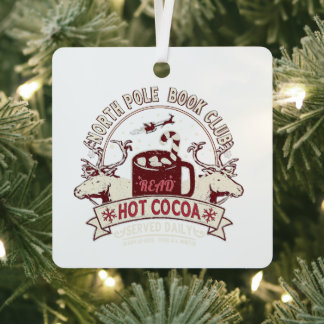 ノースポールブッククラブオーナメントクリスマス メタルオーナメント