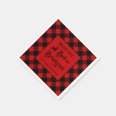 ノースポールベッド&ブレックファーストファームハウスクリスマス スタンダードカクテルナプキン (角)