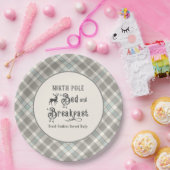 ノースポールベッド&ブレックファーストファームハウスクリスマス ペーパープレート (パーティー)