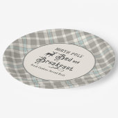 ノースポールベッド&ブレックファーストファームハウスクリスマス ペーパープレート (アングル)