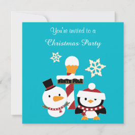 ノースポールペンギンホリデーパーティー 招待状