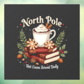 ノースポールホットココアサーブドデイリークリスマス ウィンドウサイン (シート3)