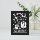 ノースポールホットココアバー シーズンポストカード (スタンド正面)