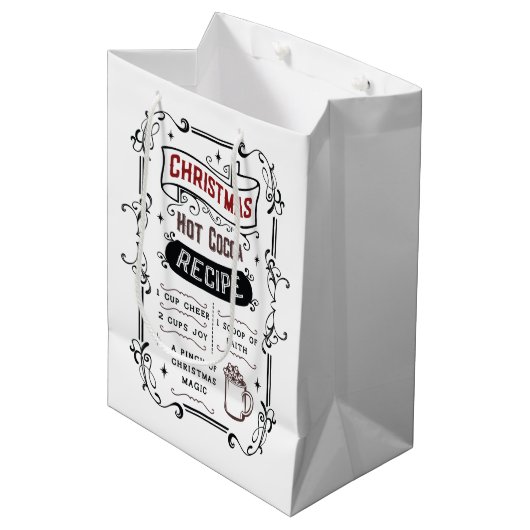 ノースポールホットチョコレートレシピ ミディアムペーパーバッグ (正面アングル)