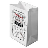 ノースポールホットチョコレートレシピ ミディアムペーパーバッグ (裏面アングル)