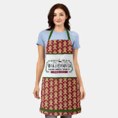 ノースポールミルク&クッキー |ジンジャーブレッドCookie エプロン (着用した状態)