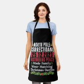ノースポール刑務所　平穏を乱す家族 エプロン (着用した状態)