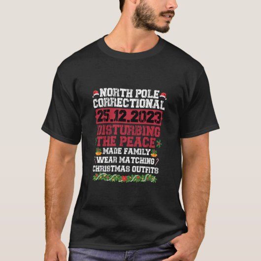 ノースポール矯正施設 騒乱 平和な家族 Tシャツ (正面)