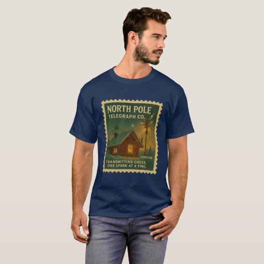 ノースポール電信会社 Tシャツ (正面フル)