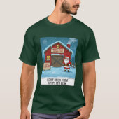 ノースポール風カートゥーンが面白い Tシャツ (正面)