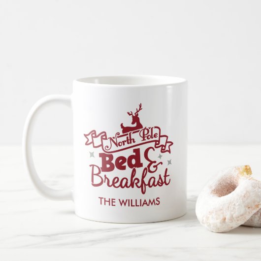 ノースポール クリスマス 名入れギフト コーヒーマグカップ (ドーナツ)