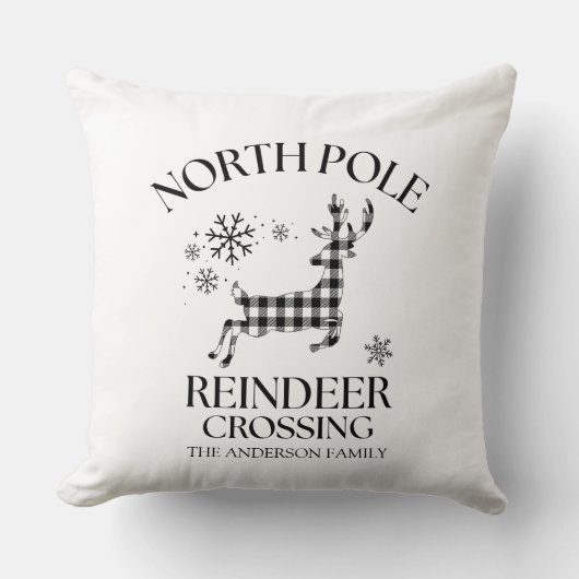 ノースポール ジン鹿クロッシング バフアロープライド クッション (正面)
