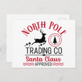 ノースポール　ホリデー　ポストカード シーズンポストカード (正面/裏面)