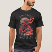 ノースマン精神 不屈のバイキング戦士 アート Tシャツ (正面)