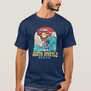 ノースマートルビーチヴィンテージサーファーレトロ80S Tシャツ