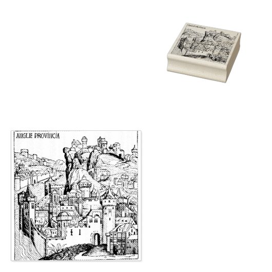 ノースヨークシャーのニューヨーク大聖堂都市 ラバースタンプ (押印)