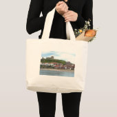 ノースヨークシャー州ウィットビー ラージトートバッグ (正面(商品))