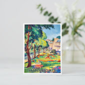 ノースヨークシャー州ハロゲートのスパタウンにある公園 ポストカード (スタンド正面)