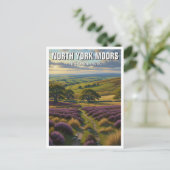 ノースヨークムーア国立公園イングランド ポストカード (スタンド正面)