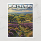 ノースヨークムーア国立公園イングランド ポストカード (正面)