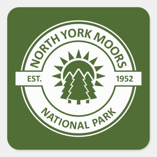 ノースヨークムーア国立公園サンツリーズ スクエアシール (正面)