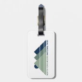 ノースヨークムーア国立公園マウンテンサン ラゲッジタグ (裏面縦)