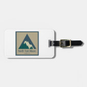 ノースヨークムーア国立公園素朴 ラゲッジタグ (正面横)