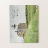 ノースライトハウスブロックアイランドRI ジグソーパズル (縦)