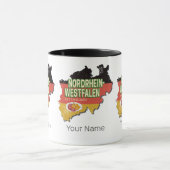 ノースラインウェストファリアドイツレトロNRWお土産 マグカップ (中央)