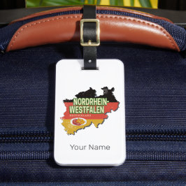 ノースラインウェストファリアドイツレトロNRWお土産 ラゲッジタグ