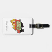 ノースラインウェストファリアドイツレトロNRWお土産 ラゲッジタグ (正面横)