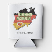 ノースラインウェストファリアドイツレトロNRWお土産 缶クーラー (正面)