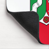 ノースライン州ウェストファリアマウスパッド州旗 マウスパッド (コーナー)