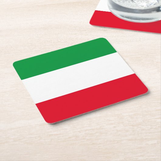 ノースライン・ウェストファリアスクエア紙コートホテル国旗 スクエアペーパーコースター (アングル)