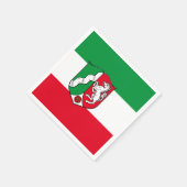 ノースライン・ウェストファリア紙ナプキンス国旗 スタンダードカクテルナプキン (角)