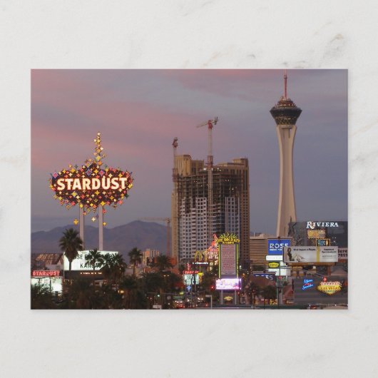 ノースラスベガスストリップサンセット2006はがき ポストカード (正面)