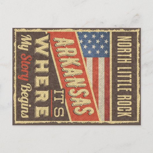 ノースリトルロックアーカンソー ポストカード (正面)