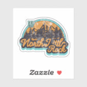 ノースリトルロック、アーカンソーのステッカー シール (シート)