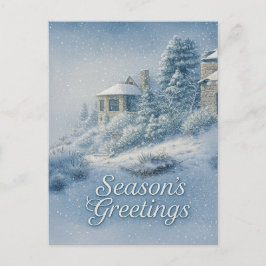 ノースリムロッジノスタルジックウィンターシーナリー シーズンポストカード