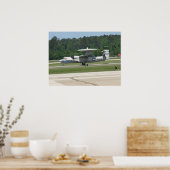 ノースロップグランマンE-2Cホーキー。 ポスター (キッチン)